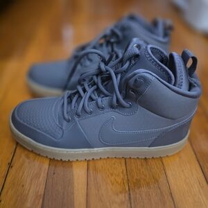 Nike Men’s Mid-Top Casual Sneakers in Dark Gray